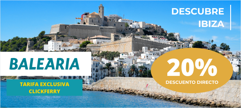 Imagen de -20% para viajar a Ibiza con Balearia